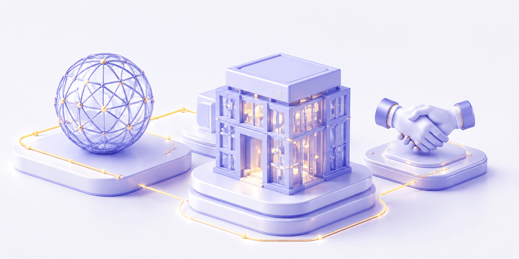 Illustration representing partnership and ecosystem growth