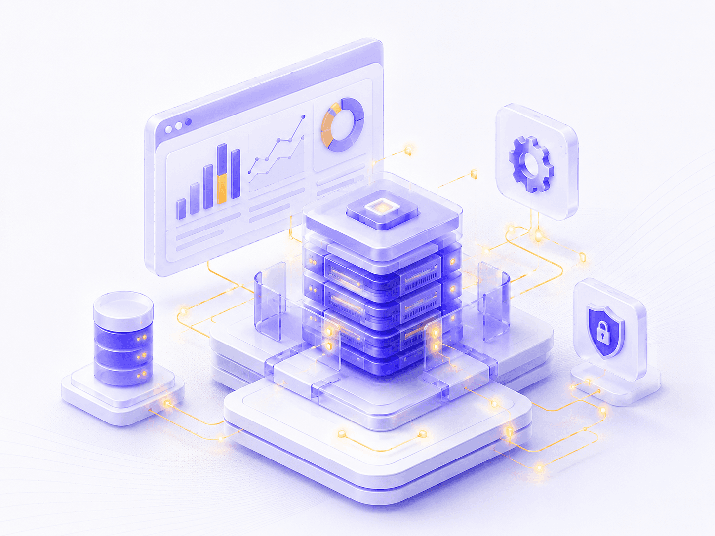 Aznix technology systems infrastructure illustration