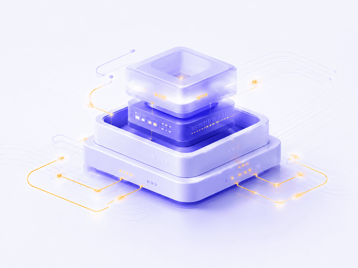 Layered infrastructure strategy illustration